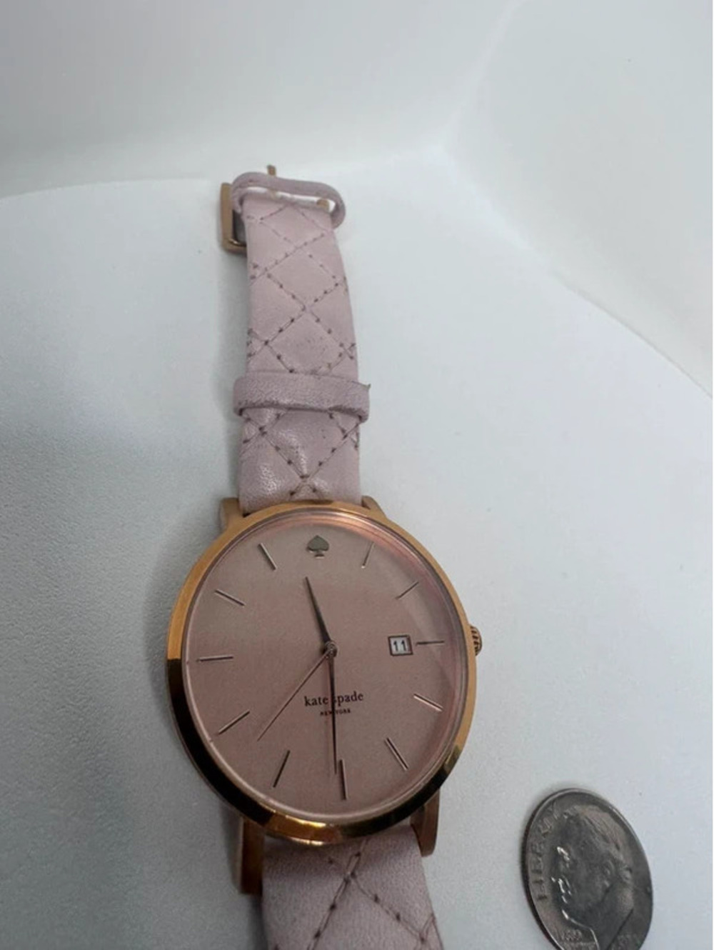 Kate Spade New York watch pink quilted - Picture 7 of 11